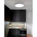 Kazz 4 Light  Flush Ceiling Light - White