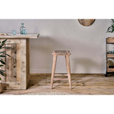 Vinay Woven Backless Counter Stool - Natural