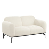 Larsa 2 Seater Sofa – Calm with Black
