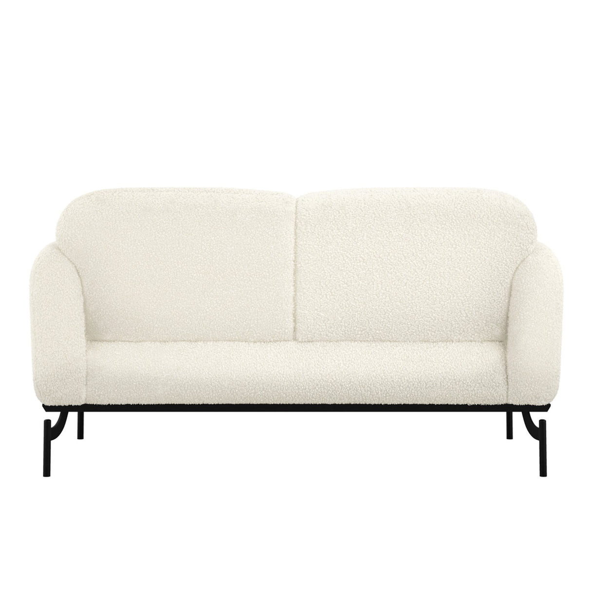 Larsa 2 Seater Sofa – Calm with Black
