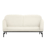 Larsa 2 Seater Sofa – Calm with Black