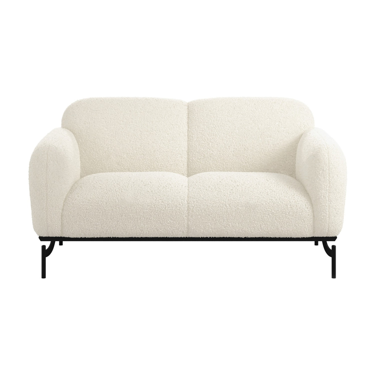 Larsa 2 Seater Sofa – Calm with Black
