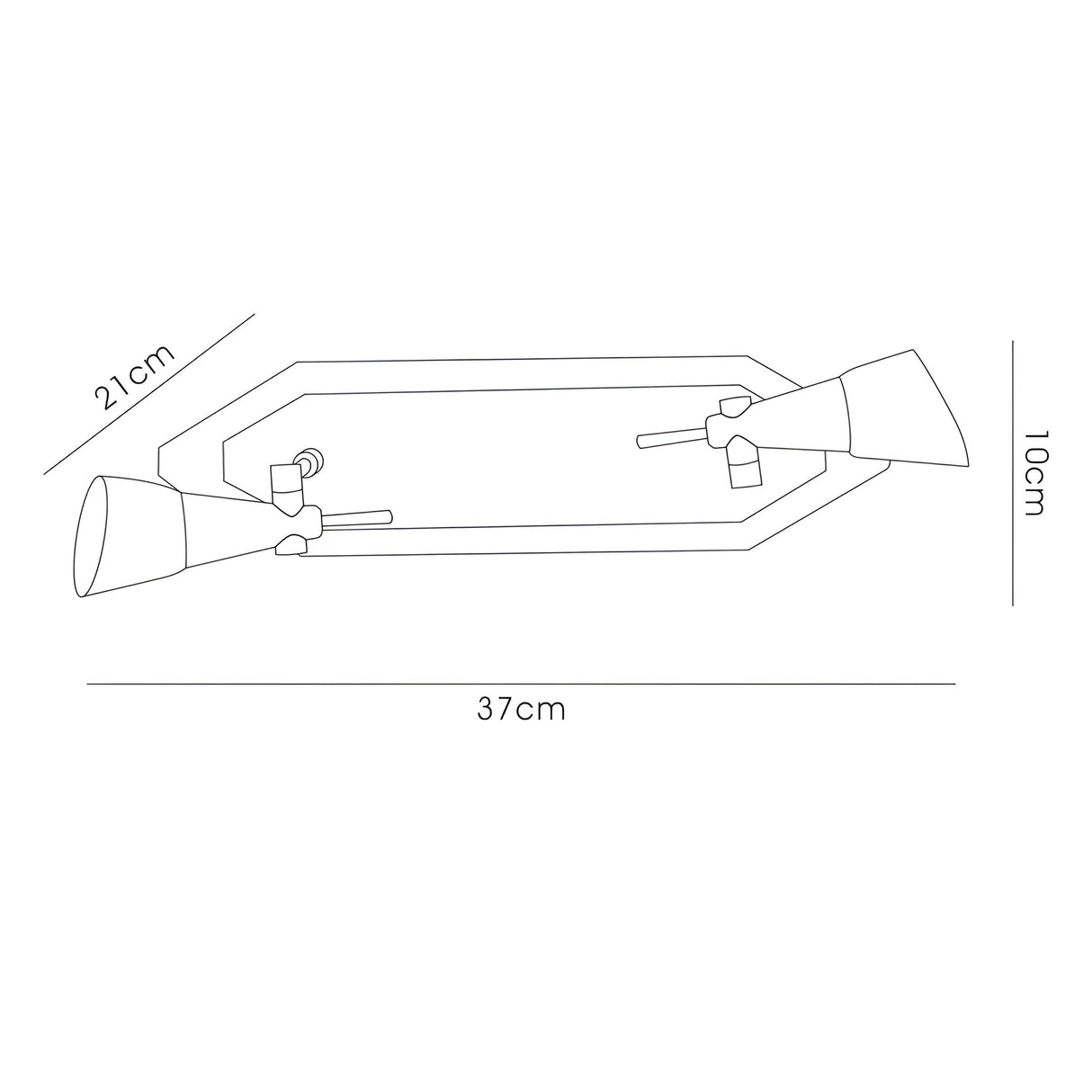 Diama 2 Light Opal Glass Flush Ceiling Light - Nickel & Polished Chrome