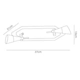 Diama 2 Light Opal Glass Flush Ceiling Light - Nickel & Polished Chrome