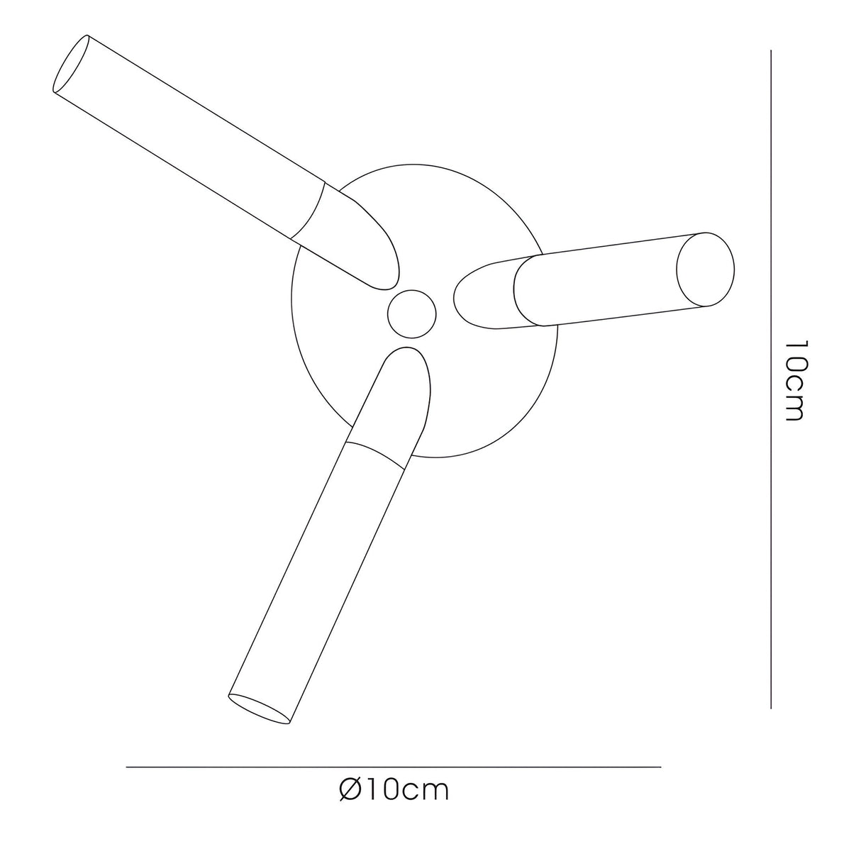 Sona 3 Light Frosted Glass Semi-Flush Ceiling Light – Satin Chrome