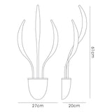 Llamas 3 Light Wall Light - White