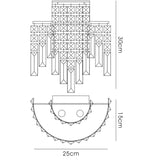Maddison 2 Light Crystal Wall Light - Polished Chrome