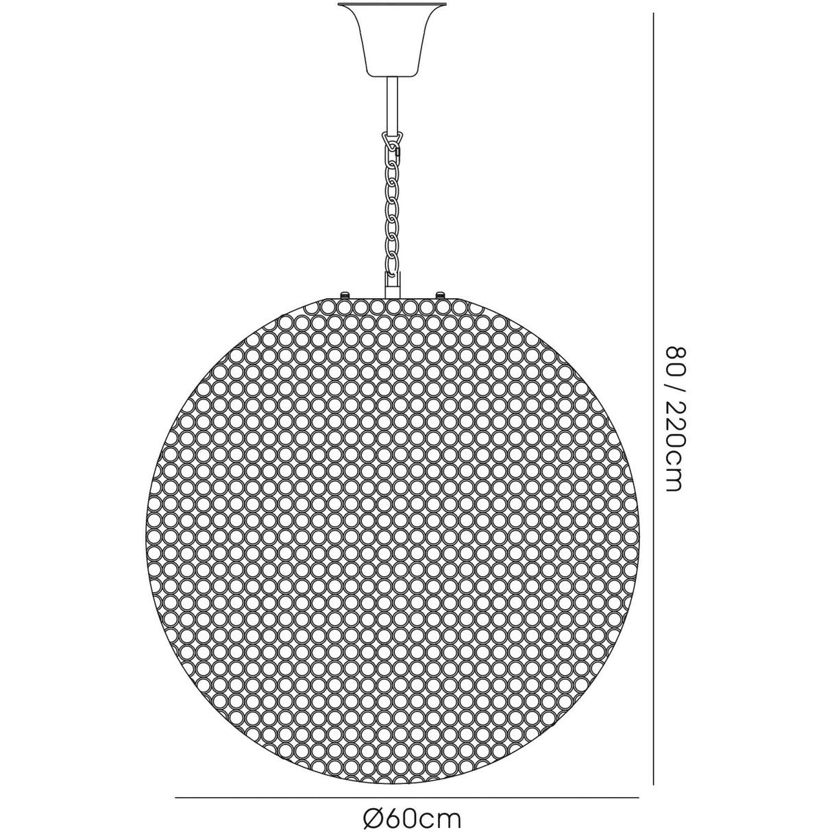 Ava 9 Light Crystal Pendant Light – French Gold