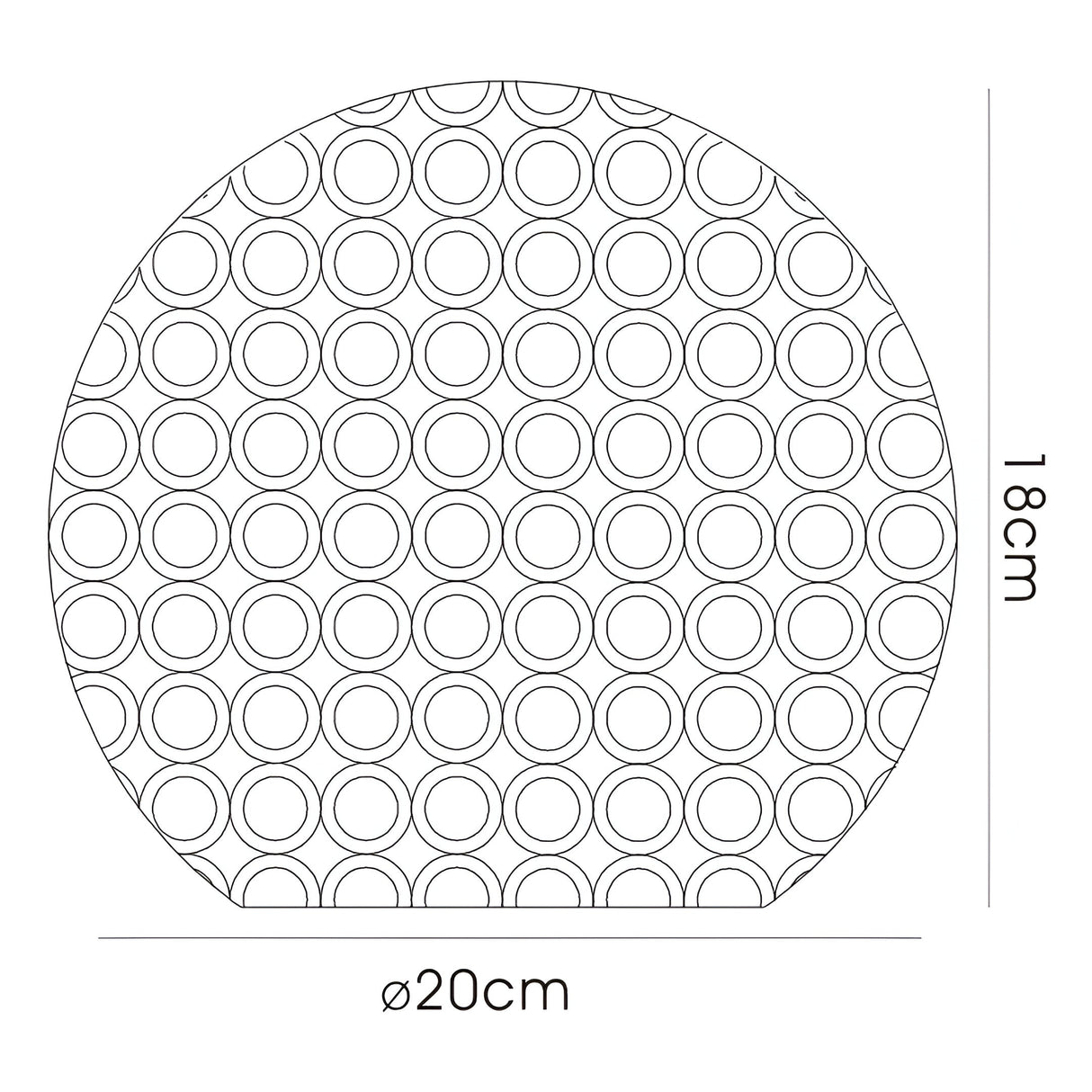 Kudo Ball Crystal Lampshade - French Gold