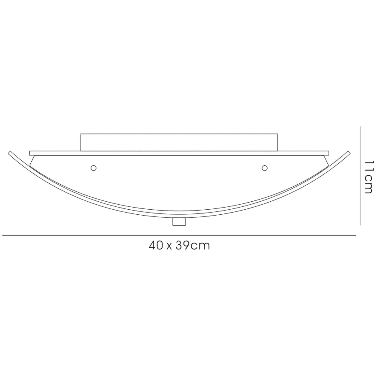 Vito 2 Light Smoked Mirror Flush Ceiling Light – Polished Chrome