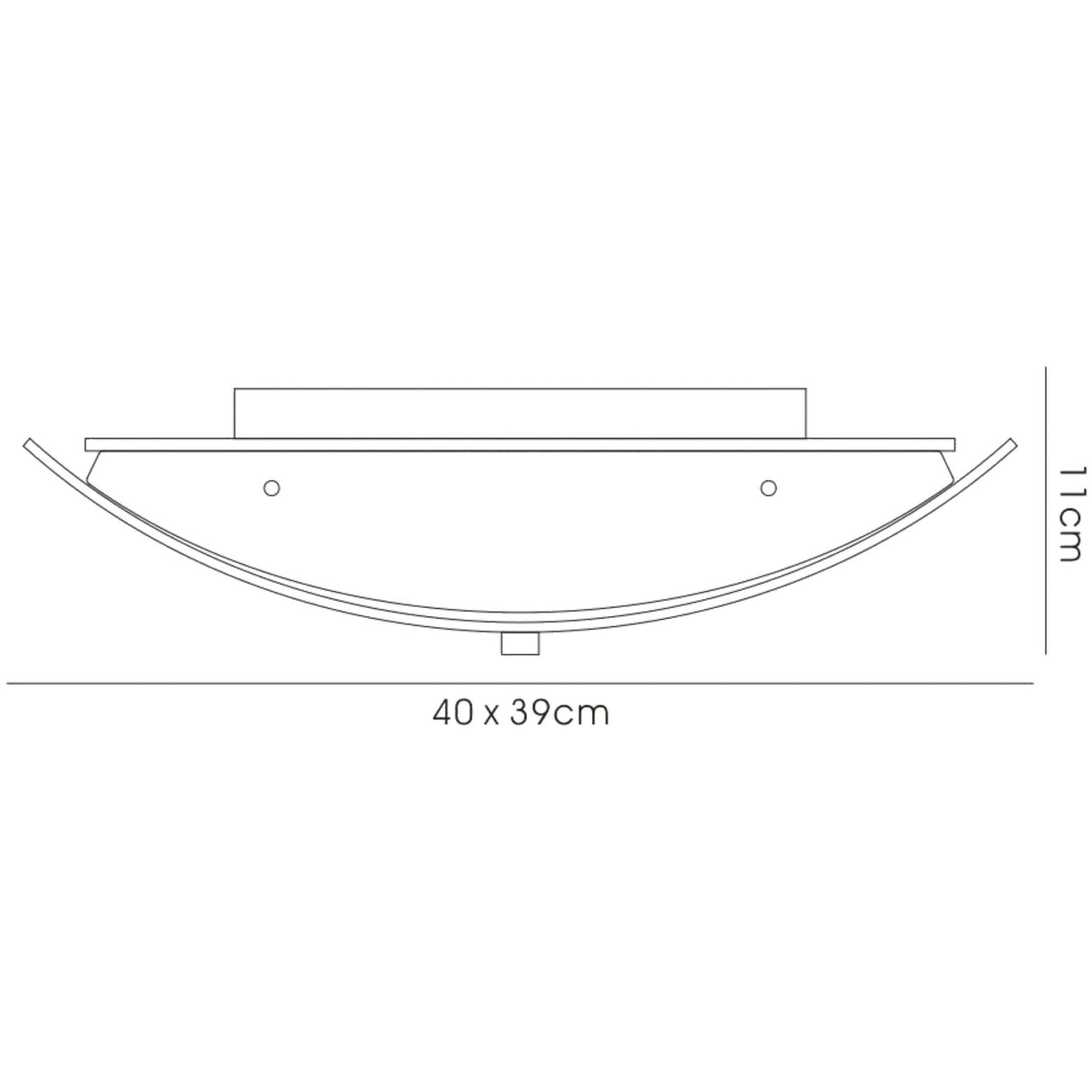 Vito 2 Light Mirror Flush Ceiling Light – Polished Chrome