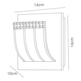 Charis 1 Light Glass & Crystal Wall Light - Chrome