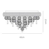 Alexandra 6 Light Crystal Flush Ceiling Light - Polished Chrome
