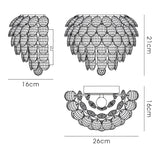 Coniston 1 Light Crystal Wall Light – French Gold