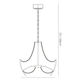Zest 63cm Round 18 Light Crystal Chandelier - Polished Chrome