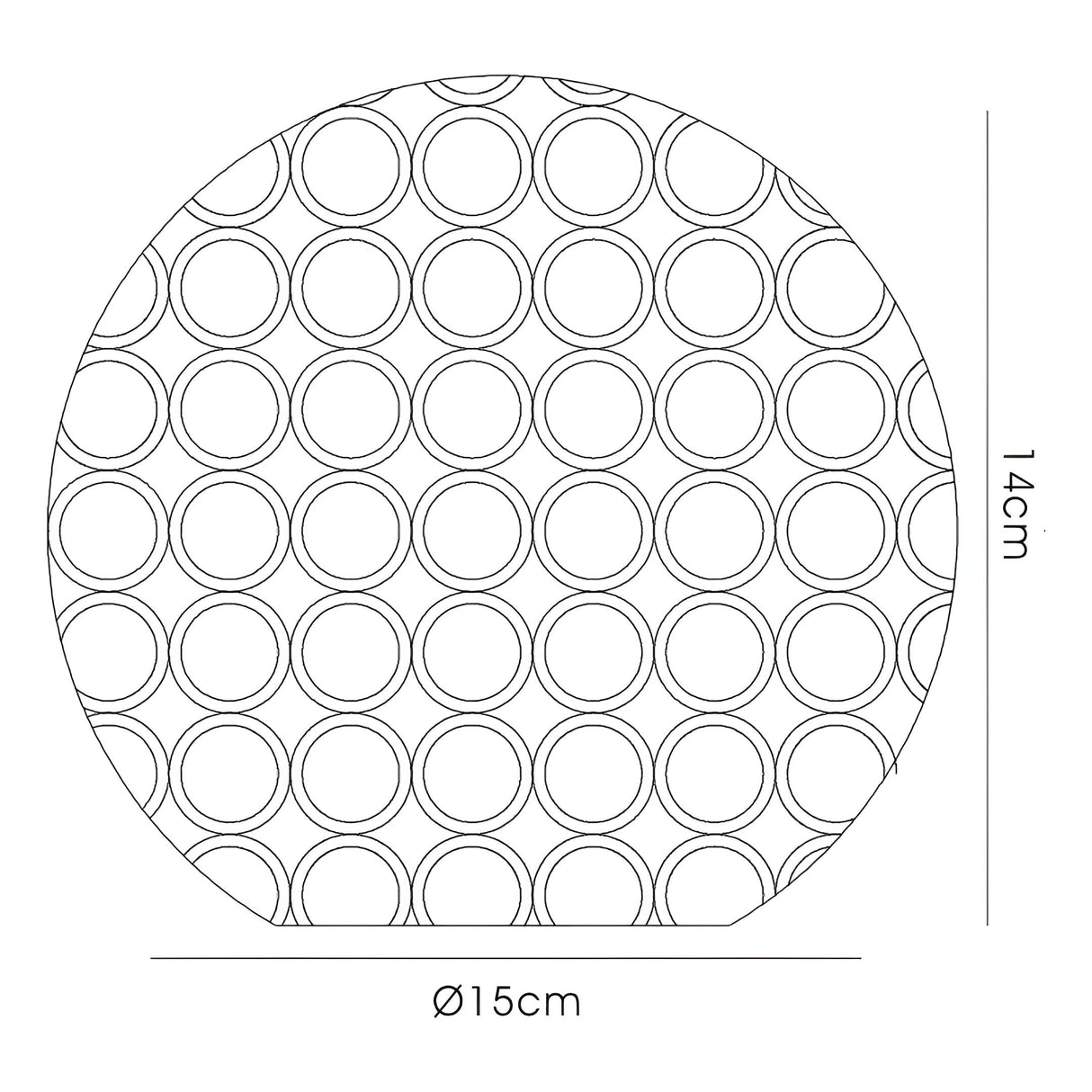 Kudo Ball Crystal Lampshade - Polished Chrome