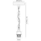 Kudo 12cm 1 Light Pendant Light - French Gold