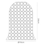 Kudo Crystal Bell Crystal Lampshade - Antique Brass