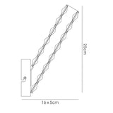 Galaxy LED Crystal Wall Light 3W 4000K - Chrome