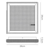 Amelia LED Crystal Flush Ceiling Light 4000K 21W - Polished Chrome