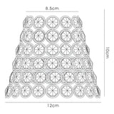 Clip-On Crystal Ring Lampshade - Polished Chrome