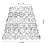 Clip-On Crystal Ring Lampshade - French Gold