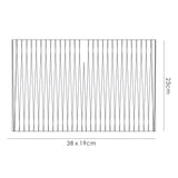 Florence Rectangle Table Lamp Lampshade - Soft Bronze, 38 x 19 x 23cm