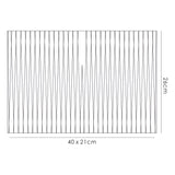 Florence Rectangle Floor Lamp Lampshade - Black, 40 x 21 x 26cm