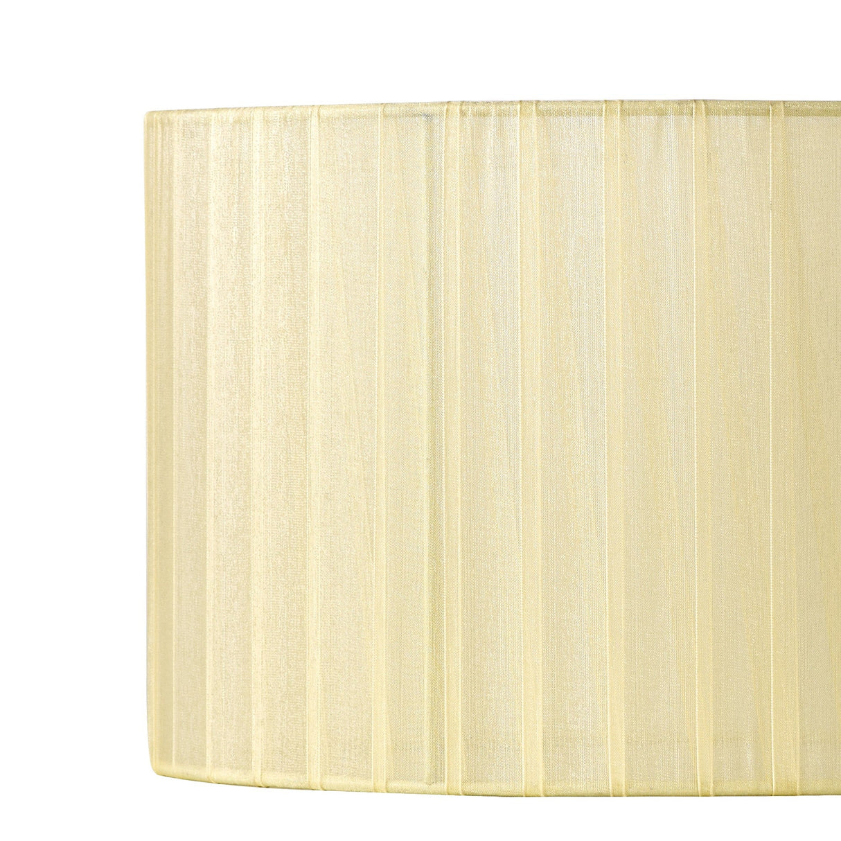Freida Organza Table Lamp Lampshade - Cream, 30 x 19cm