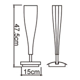 Java 1 Light Large Table Lamp - Satin Nickel With Frosted White Glass