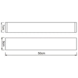 Comfort 4 Light Wall Light - Polished Chrome