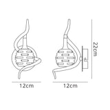 Dali 1 Light Wall Light With Switch - Polished Chrome