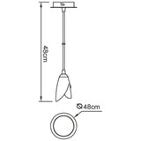 Pietra 10cm 1 Light Pendant Light - Polished Chrome