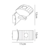 Alfa 1 Light Wall Lamp - Polished Chrome