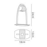 Alfa Large 1 Light Crystal Table Lamp - Polished Brass