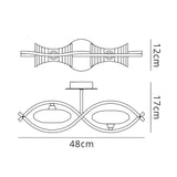 Kromo 2 Light Wall Light With Switch - Antique Brass