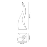 Flame 1 Light Large Outdoor Table Lamp - Opal White