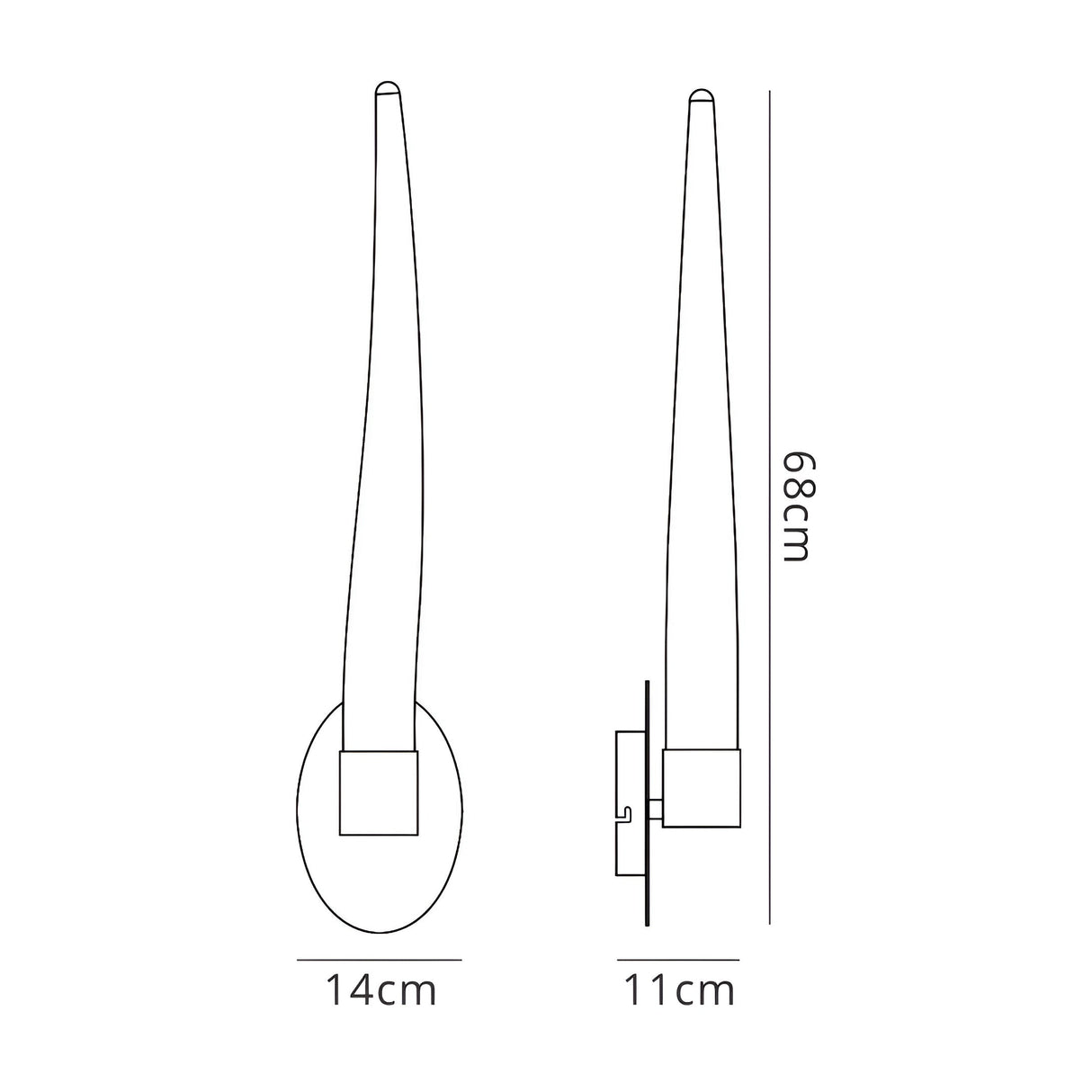 Estalacta 1 Light Bathroom Wall Light - Silver/Opal White