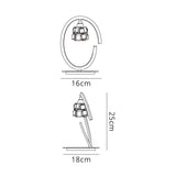 Ice 1 Light Table Lamp - Polished Chrome