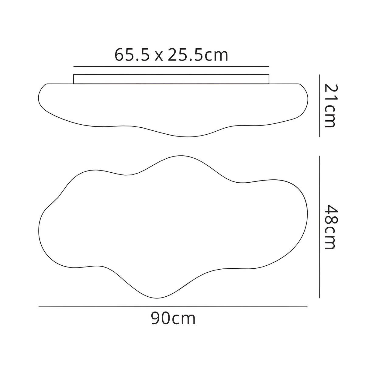 Eos 6 Light Outdoor Flush Ceiling Light - Opal White