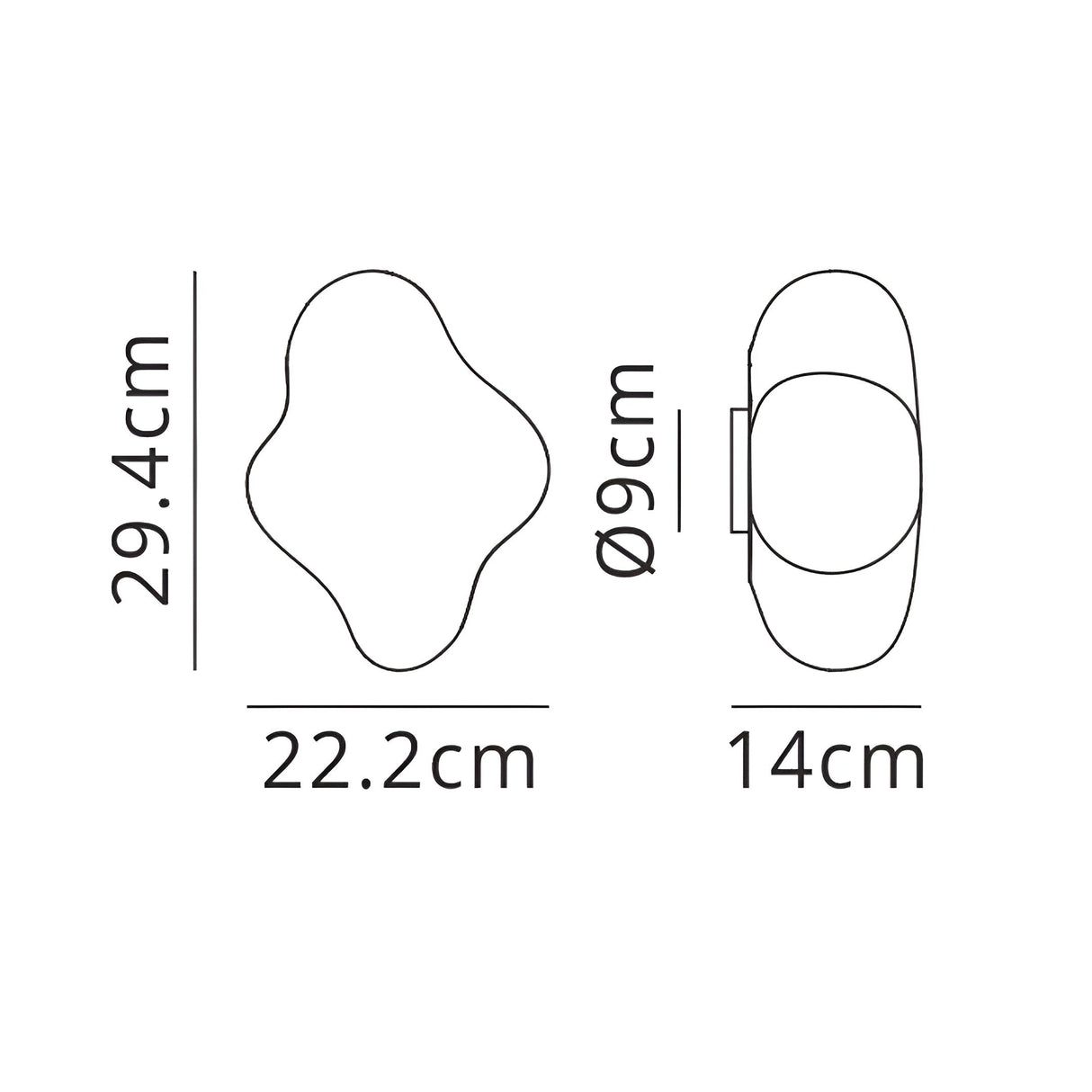 Eos Outdoor LED Ceiling/Wall Light 3W 3000K - White