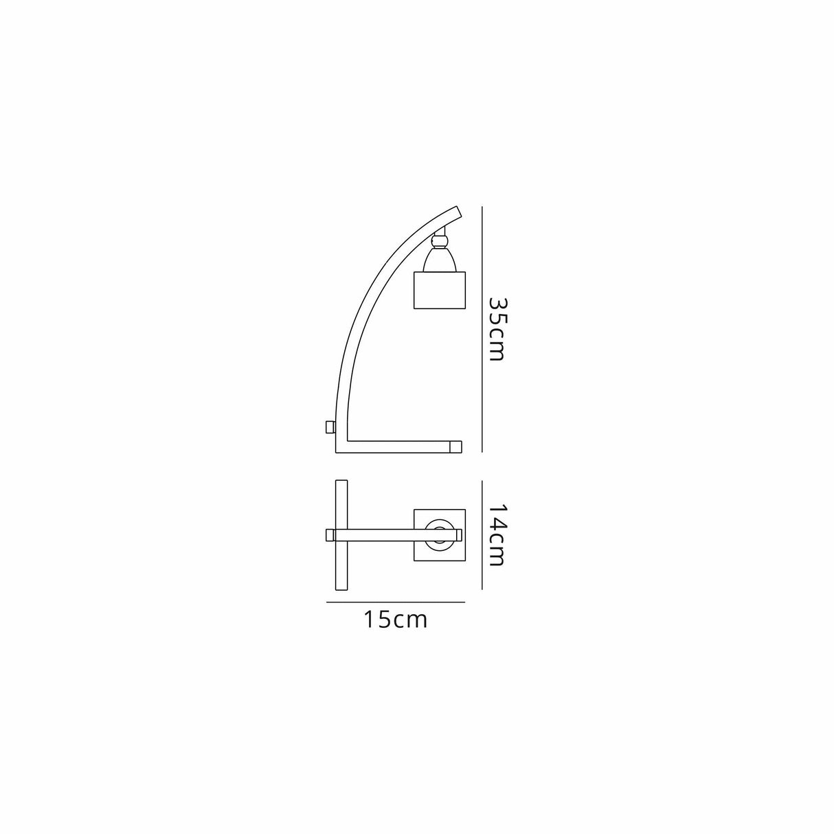 Cuadrax 1 Light Table Lamp - Satin Nickel