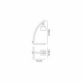 Cuadrax 1 Light Table Lamp - Satin Nickel