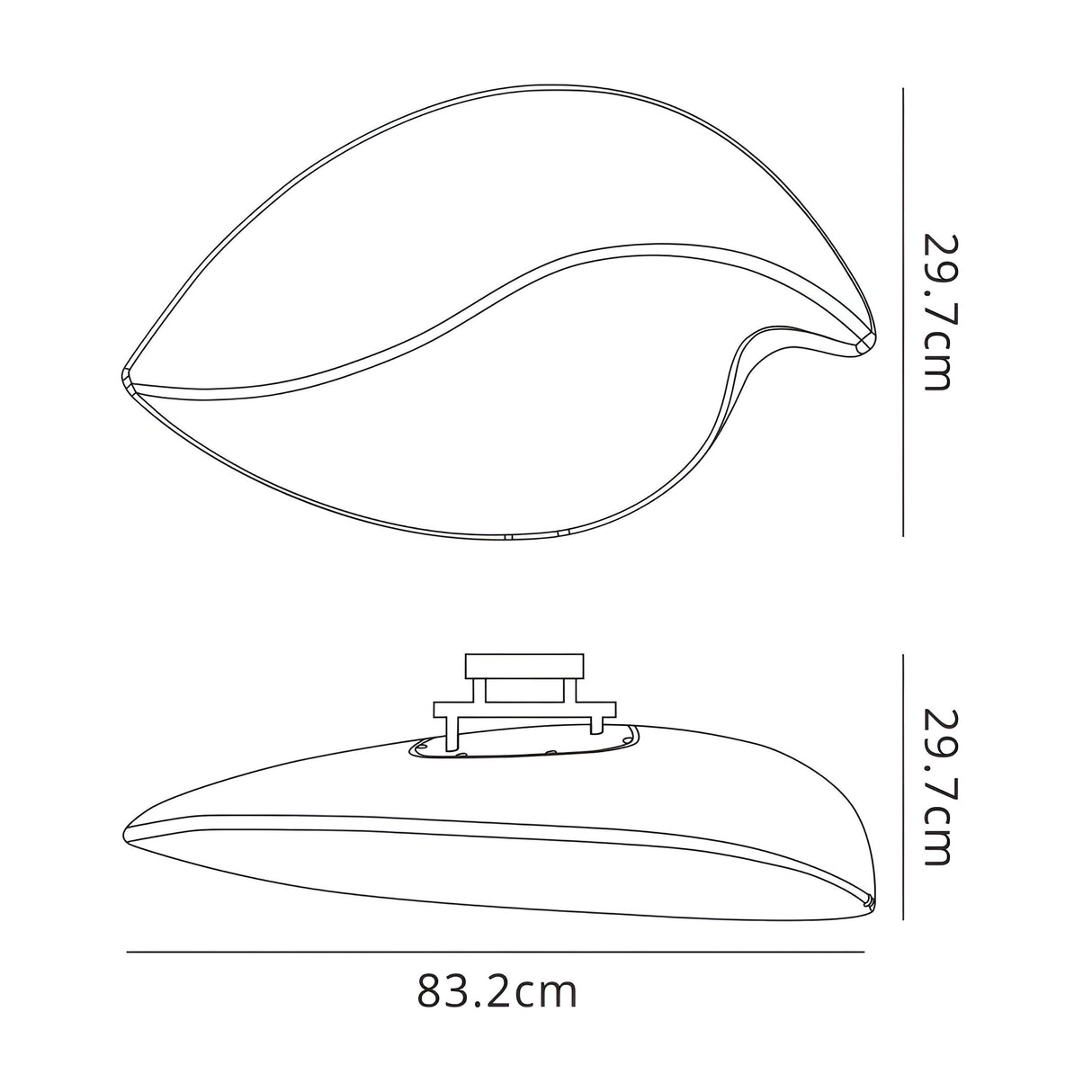 Natura 2 Light Outdoor Flush Ceiling/Wall Light - Matt White/Opal White