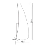 Mistral Left LED Wall Light 6W 3000K - Chrome