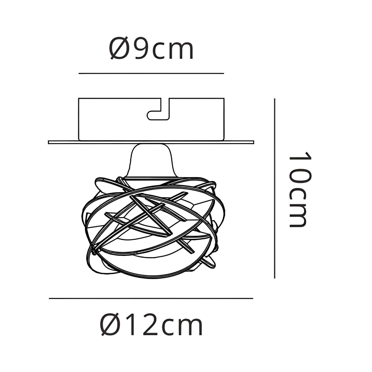 Maremagnum 1 Light Flush Ceiling Light - Polished Chrome