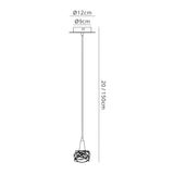 Maremagnum 12cm 1 Light Pendant Light - French Gold