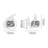 Maremagnum 1 Light Wall Light With Switch - Chrome