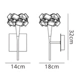 Artic 1 Light Wall Lamp - Polished Chrome