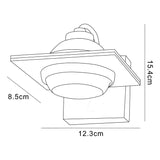 Ull 1 Light Wall Light - Silver Grey